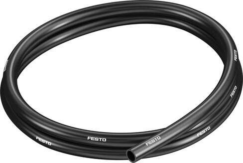 Festo 567958 plastic tubing PUN-H-3/8-SW-150-CB Approved for use in food processing (hydrolysis resistant) Outer diameter, inches: 3/8, Bending radius relevant for flow rate: 0,171 Fuß, Min. bending radius: 0,081 Fuß, Tubing characteristics: Suitable for energy chains