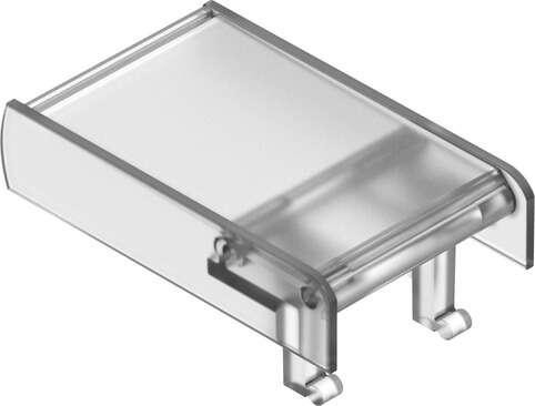 Festo 565571 inscription label holder ASCF-H-L2-3V Corrosion resistance classification CRC: 1 - Low corrosion stress, Product weight: 9,9 g, Materials note: Conforms to RoHS, Material label holder: PVC
