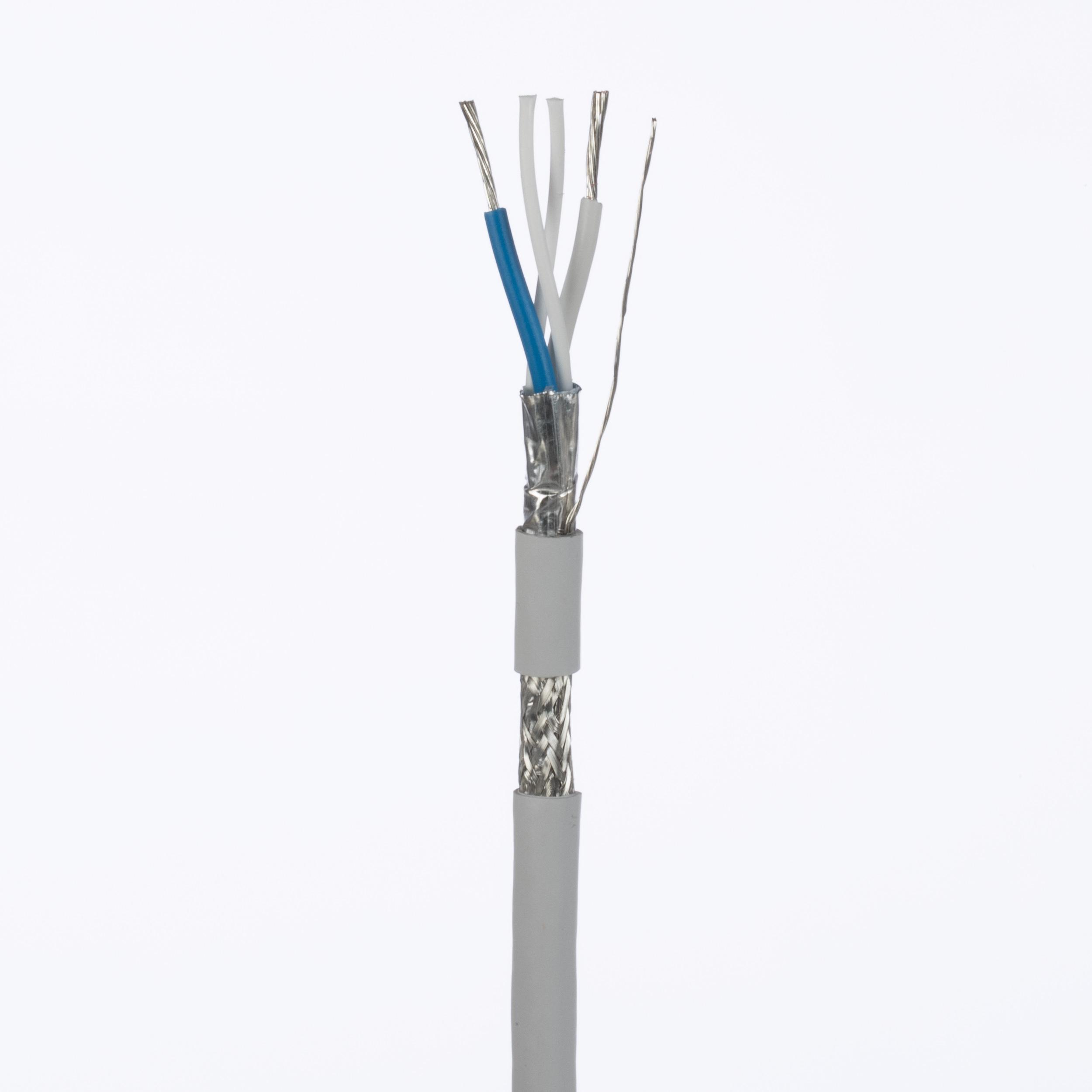 Panduit SP-SFCS1WH-CEG SPE Shielded Copper Cable, S/FTP, CM/CMR, 18/7 AWG