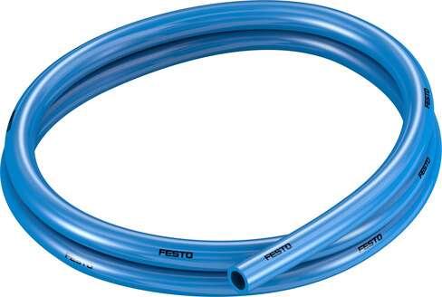 Festo 567951 plastic tubing PUN-H-1/2-BL-150-CB Approved for use in food processing (hydrolysis resistant) Outer diameter, inches: 1/2, Bending radius relevant for flow rate: 0,204 Fuß, Min. bending radius: 0,075 Fuß, Tubing characteristics: Suitable for energy chains