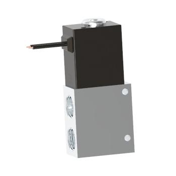 Humphrey 2533880RC12VDC Solenoid Valves, Large 2-Way & 3-Way Solenoid Operated, Number of Ports: 3 ports, Number of Positions: 2 positions, Valve Function: Single Solenoid, Multi-purpose, Piping Type: Inline, Direct Piping, Coil Entry Orientation: Rotated, over Port 1, Size (in)
