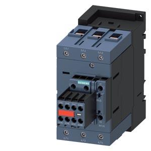Siemens 3RT2046-1AK64-3MA0 power contactor, AC-3 95 A, 45 kW / 400 V 2 NO + 2 NC, 110 V AC, 50 Hz Hz 120 V/60 Hz 3-pole, 3 NO, Size S3 screw terminal