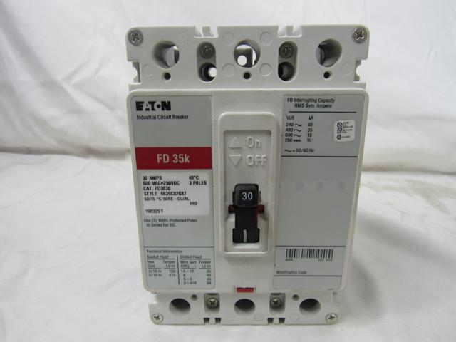 FD3030 Part Image. Manufactured by Eaton.