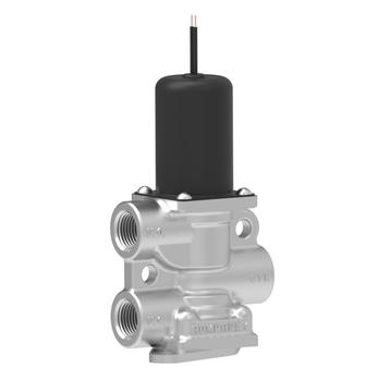 Humphrey 501E131021356112VDC Solenoid Valves, Large 2-Way & 3-Way Solenoid Operated, Number of Ports: 3 ports, Number of Positions: 2 positions, Valve Function: Single Solenoid, Normally Closed, Piping Type: Inline, Direct Piping, Options Included: Mounting base, Approx Size (in) HxW