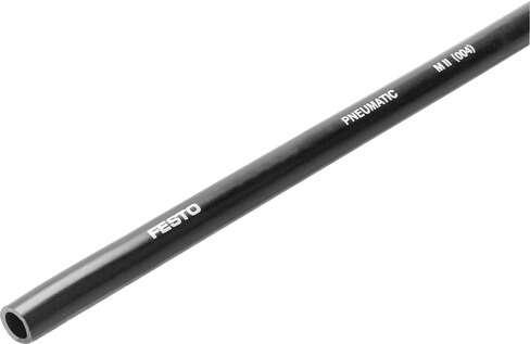 Festo 569883 plastic tubing PEN-1/4-SW-150-CB standard O.D tubing, for QS plug connectors, polyethylene (not approved for use in the food industry). Outer diameter, inches: 1/4, Bending radius relevant for flow rate: 0,085 Fuß, Min. bending radius: 0,041 Fuß, Tubing c