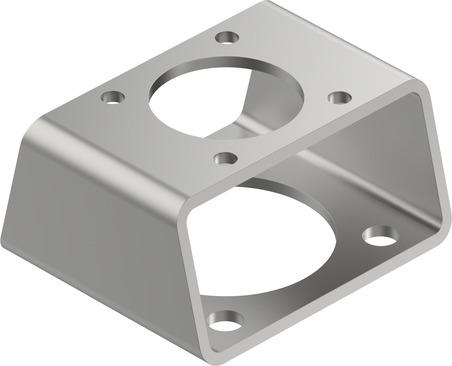 Festo 8082992 mounting bridge DARQ-B-F14-F10-R13 Container size: 1, Design structure: Mounting adapter, Corrosion resistance classification CRC: 2 - Moderate corrosion stress, Product weight: 1775 g, Connection 1, function: Drive outlet