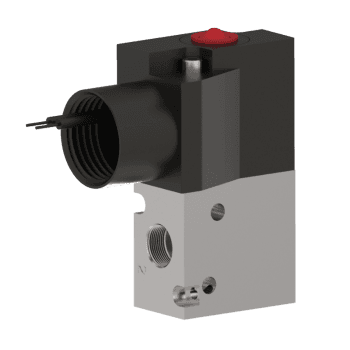 Humphrey 3103624VDC Solenoid Valves, Small 2-Way & 3-Way Solenoid Operated, Number of Ports: 3 ports, Number of Positions: 2 positions, Valve Function: Single Solenoid, Multi-purpose, Piping Type: Inline, Direct Piping, Coil Entry Orientation: Standard, over port 2, Size (in