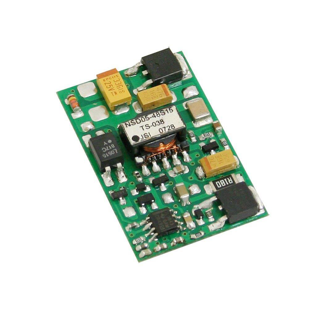 MEAN WELL NSD05-12S3 DC-DC Converter Open frame; Input 9.2-36Vdc; Output 3.3Vdc at 1.2A