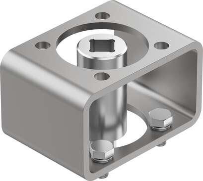 Festo 8084194 mounting kit DARQ-K-V-F07S17-F07S14-R13 Based on the standard: (* EN 15081, * ISO 5211), Container size: 1, Design structure: (* Female square and male square, * Mounting kit), Corrosion resistance classification CRC: 2 - Moderate corrosion stress, Produc