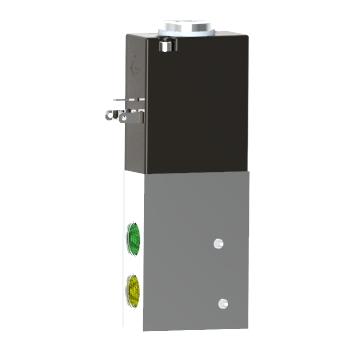 Humphrey GP15439RC24VDC Solenoid Valves, Small 4-Way Solenoid Operated, Number of Ports: 4 ports, Number of Positions: 2 positions, Valve Function: Single Solenoid, Multi-purpose w/IP67 Enclosure, Piping Type: Inline, Direct Piping, Coil Entry Orientation: Rotated, over Port 1, 