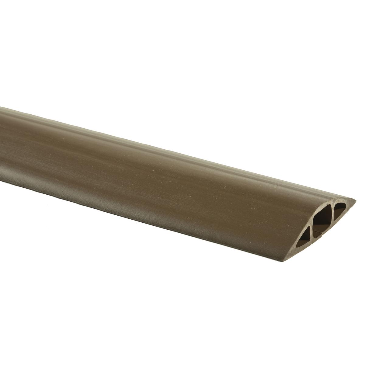 Hubbell BRYFT3BR25 FloorTrak Flexible Non-Metallic Cover for Cables, Size 3, Brown, 25' 