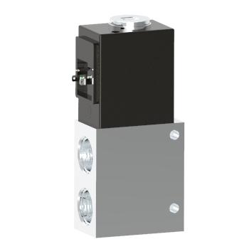 Humphrey P25339RC24VDC Solenoid Valves, Large 2-Way & 3-Way Solenoid Operated, Number of Ports: 3 ports, Number of Positions: 2 positions, Valve Function: Single Solenoid, Multi-purpose w/IP67 Enclosure, Piping Type: Inline, Direct Piping, Coil Entry Orientation: Rotated, over 