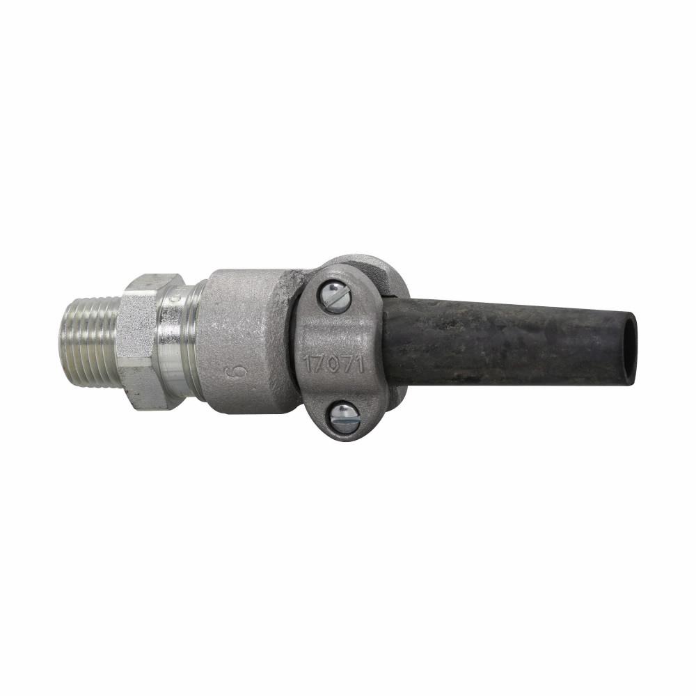 Eaton Corp CGB2013 Eaton Crouse-Hinds series CGB1013 portable cord connector, Non-armoured cable, Steel, Outer sheath min/max: 0.312-0.437", General purpose, 3/4" NPT