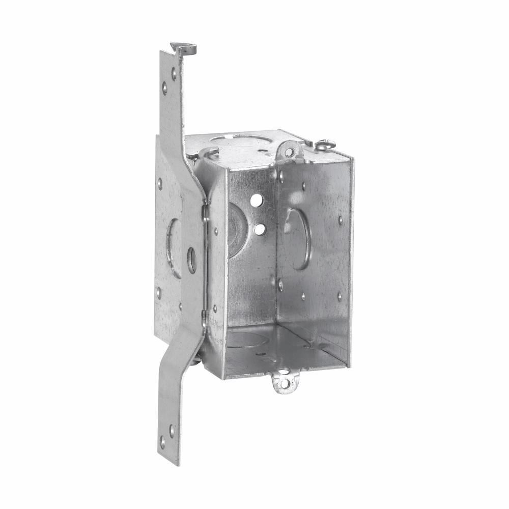 Eaton TP677 Eaton Crouse-Hinds series Switch Box, (1) 1/2", S, set 5/8", Conduit (no clamps), 2-3/4", (1) 3/4", Steel, (1) 3/4", Gangable, 14.0 cubic inch capacity