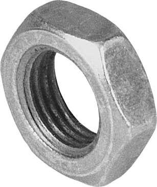 Festo 189007 hex nut MSK-M16X1,5 Accessory components for pneumatic muscle Size: M16x1,5, Conforms to standard: ISO 8675, Corrosion resistance classification CRC: 2 - Moderate corrosion stress, Product weight: 18 g, Material nut: (* Steel, * Galvanised)