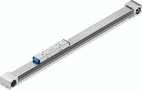 Festo 8041854 toothed belt axis ELGA-TB-KF-70-600-0H With recirculating ball bearing guide Effective diameter of drive pinion: 28,65 mm, Working stroke: 600 mm, Size: 70, Stroke reserve: 0 mm, Toothed-belt stretch: 0,213 %