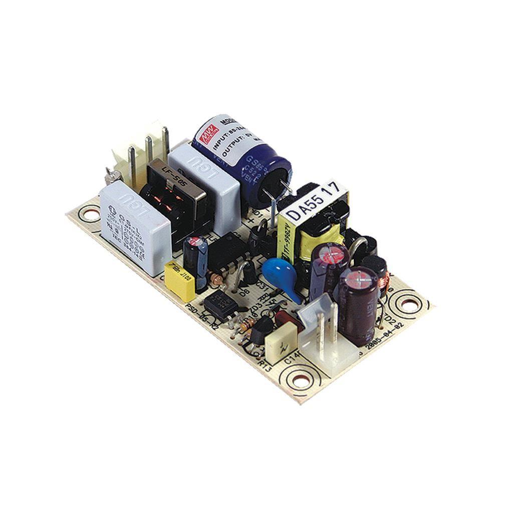 MEAN WELL PS-05-48 AC-DC Single output Open frame power supply; Output 48Vdc at 0.11A
