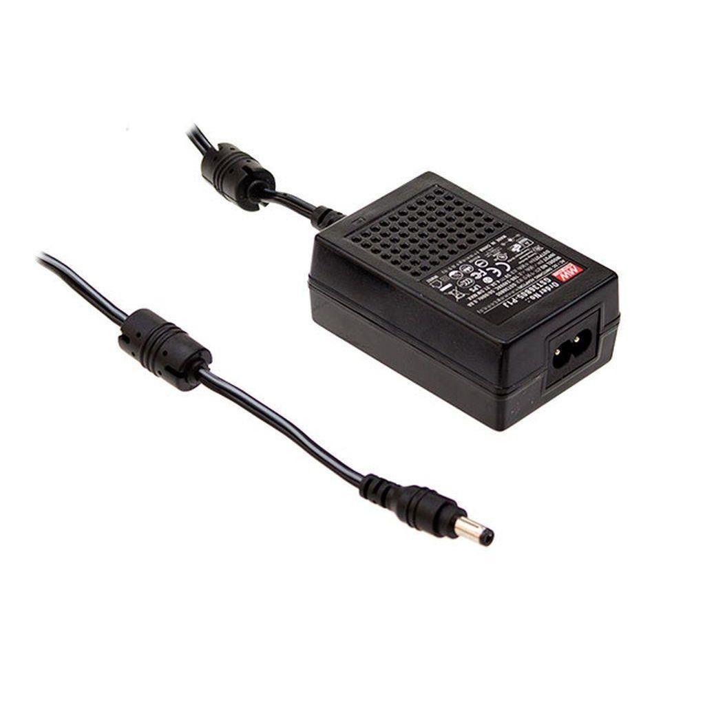 MEAN WELL GST36B48-P1J AC-DC Industrial desktop adaptor; Output 48Vdc at 0.75A; 2 pole AC IEC320-C8 inlet