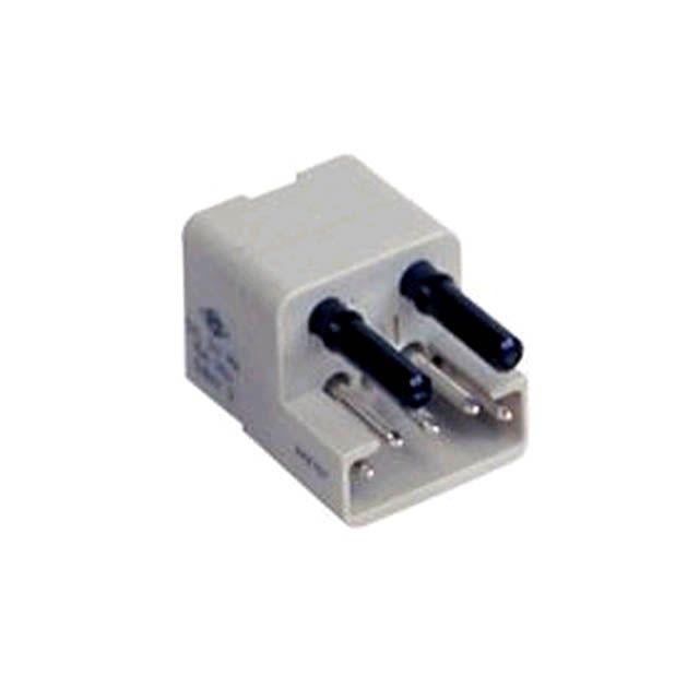 Mencom CXL-2/4PM Standard, CXL series, Plug Insert for Portable Enclosures, 6 pin, 10 amp, Crimp, For fiber optic