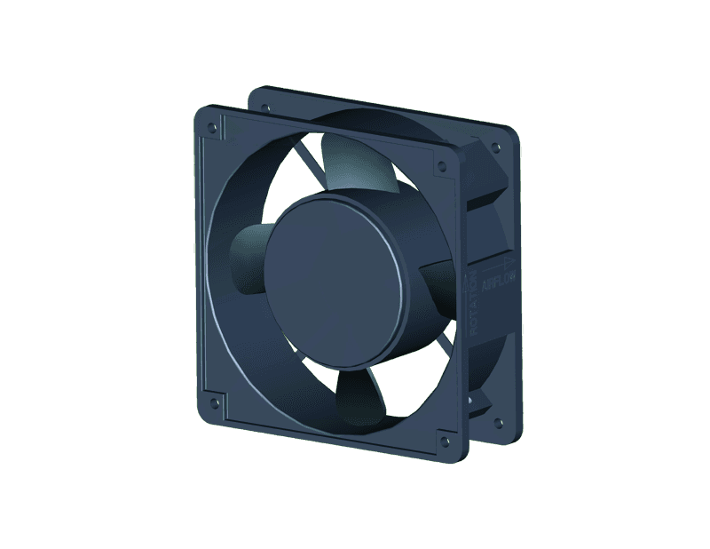 Saginaw Control SCE-CF4 Fan, Cooling (4in), Height:4.75", Width:4.75", Depth:1.76", 