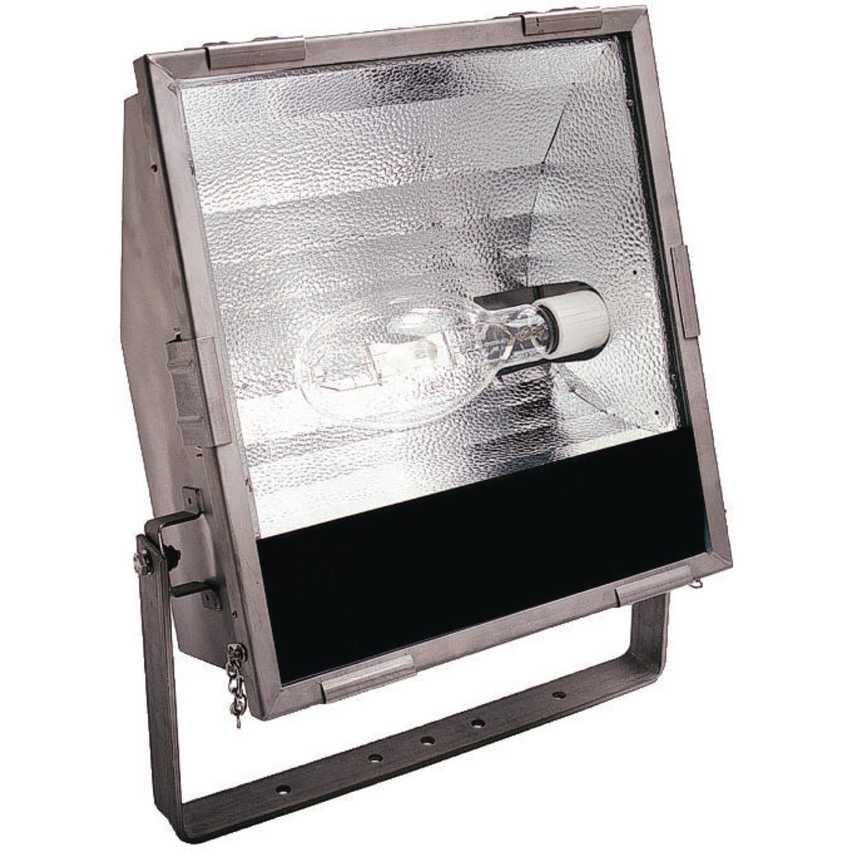 Hubbell KFS406SS KF Series - Stainless Steel 400 Watt High Pressure Sodium Marine Floodlight (Lamp Not Included) - 120/277/347V At 60Hz  ; Type 316 Stainless Steel Housing. 16-gauge housing ensures low corrosion and long life, reducing maintenance costs ; Rugged quick-rel