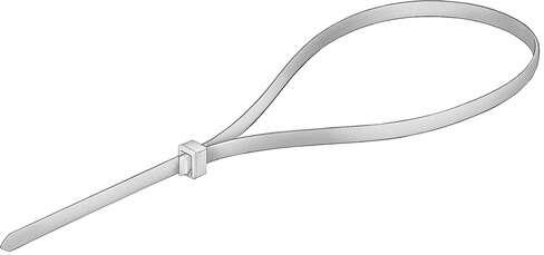 Festo 6742 tubing strap PB-172 Allows tubing to be bundled together. Product weight: 3 g