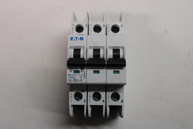 FAZ-C5/3-RT Part Image. Manufactured by Eaton.