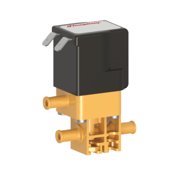 Humphrey 37041110 Solenoid Valves, Small 2-Way & 3-Way Solenoid Operated, Number of Ports: 3 ports, Number of Positions: 2 positions, Valve Function: Diverter, Piping Type: Inline, Direct Piping, Size (in)  HxWxD: 2.99 x 1.21 x 1.49, Media: Aggressive Liquids & Gases