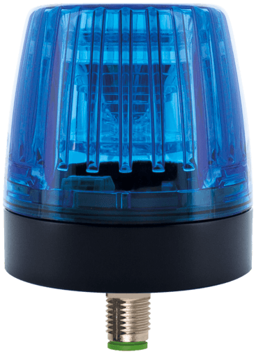 Murr Elektronik 4000-76056-1314000 COMLIGHT56 LED BLUE STATUS LIGHT, With 4 pole M12 bottom exit
