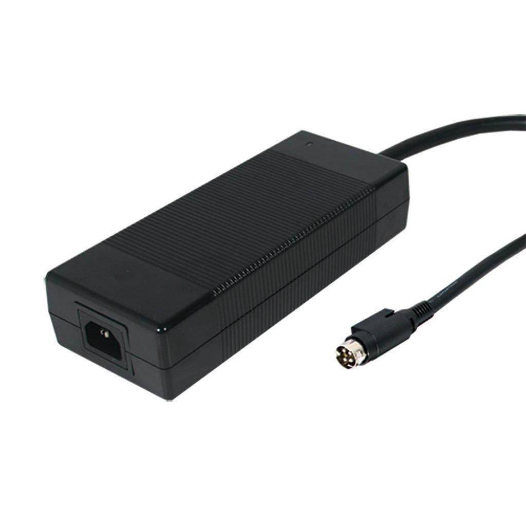 MEAN WELL GC220A12-R7B AC-DC Desktop charger; Output 13.6Vdc at 13.5A; Output connector 4 pin power din plug