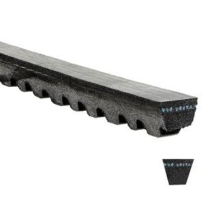 Gates 9395 V-Belt; HC50 Series; V-Belt Cogged Style; 39.88" Outside Length; 0.47" Width; 1 Band; Polyester Tensile Material; Rubber Outer Material