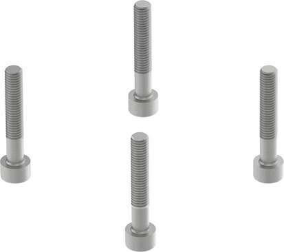 Festo 1201751 screw kit EAHM-L5-M8-75 Assembly position: Any, Corrosion resistance classification CRC: 1 - Low corrosion stress, Materials note: Conforms to RoHS, Material screws: Steel, nickel-plated