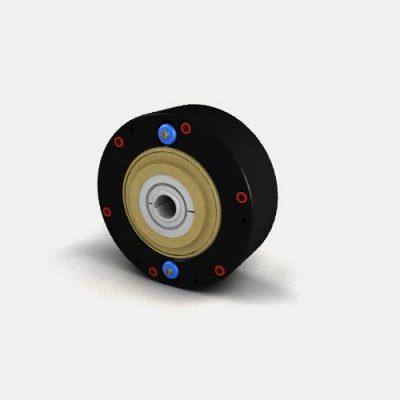 Andantex ME313925-00 Through bore brake, FRAT 50, rated torque 5 Nm / 1.5 lb.ft, rated current 0.50 A, min rotation speed 40 rpm, max rotation speed 3000 rpm,  power puissance 100 W