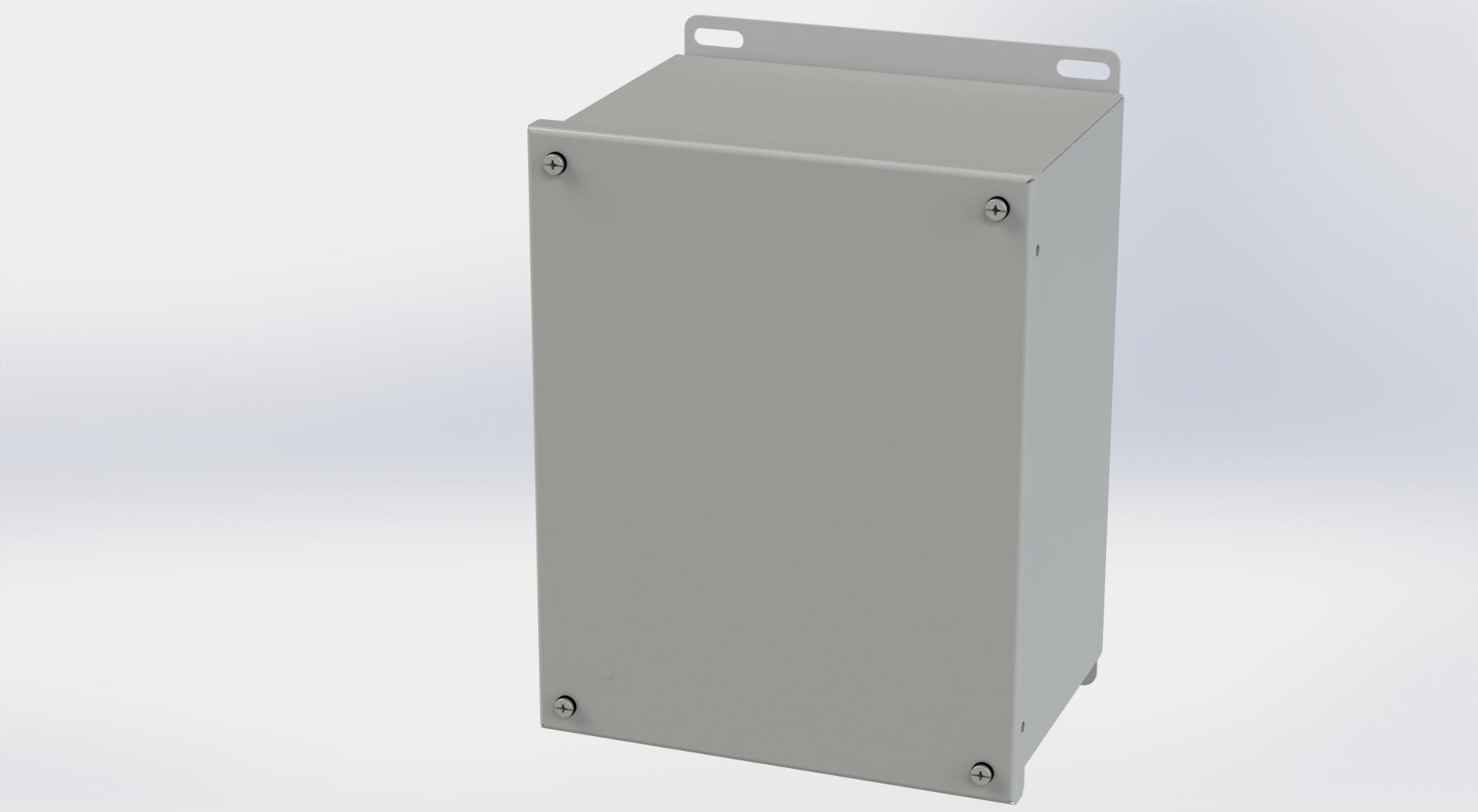 Saginaw Control SCE-10086SC SC Enclosure, Height:10.13", Width:8.00", Depth:6.00", ANSI-61 gray powder coating inside and out.  Optional sub-panels are powder coated white.