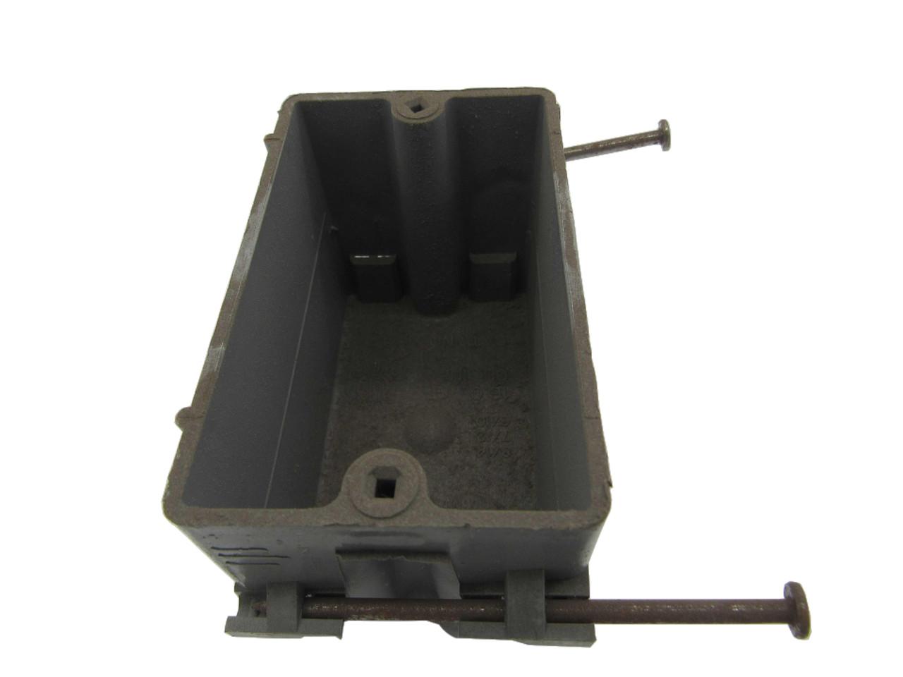 Eaton TP1600 2-1/4" x 2-1/2" x 3-3/4", 16 Cu Inch, PVC, 1-Gang, Electrical Switch Box