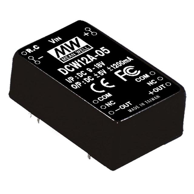 DCW12A-05 Part Image. Manufactured by MEAN WELL.