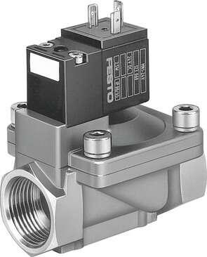 Festo 161733 solenoid valve MN1H-2-1-MS-NPT With manual override, without solenoid coil or socket. Solenoid coil and socket should be ordered separately. Design structure: Diaphragm valve, Sealing principle: soft, Assembly position: Any, Mounting type: Line installati