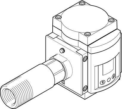 Festo 573352 flow sensor SFAM-90-5000L-TG1-2SA-M12 For threaded mounting. Authorisation: (* RCM Mark, * c UL us - Recognized (OL)), CE mark (see declaration of conformity): (* to EU directive for EMC, * in accordance with EU RoHS directive), KC mark: KC-EMV, Certifica