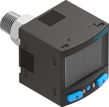 Festo 8035549 pressure sensor SPAN-V1R-R18M-PN-PN-L1 Authorisation: (* RCM Mark, * c UL us - Listed (OL)), CE mark (see declaration of conformity): (* to EU directive for EMC, * in accordance with EU RoHS directive), KC mark: KC-EMV, Certificate issuing department: UL 