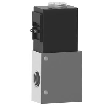 Humphrey EP2533912VDC Solenoid Valves, Large 2-Way & 3-Way Solenoid Operated, Number of Ports: 3 ports, Number of Positions: 2 positions, Valve Function: Single Solenoid, Multi-purpose w/IP67 Enclosure, Piping Type: Inline, Direct Piping, Coil Entry Orientation: Standard, over