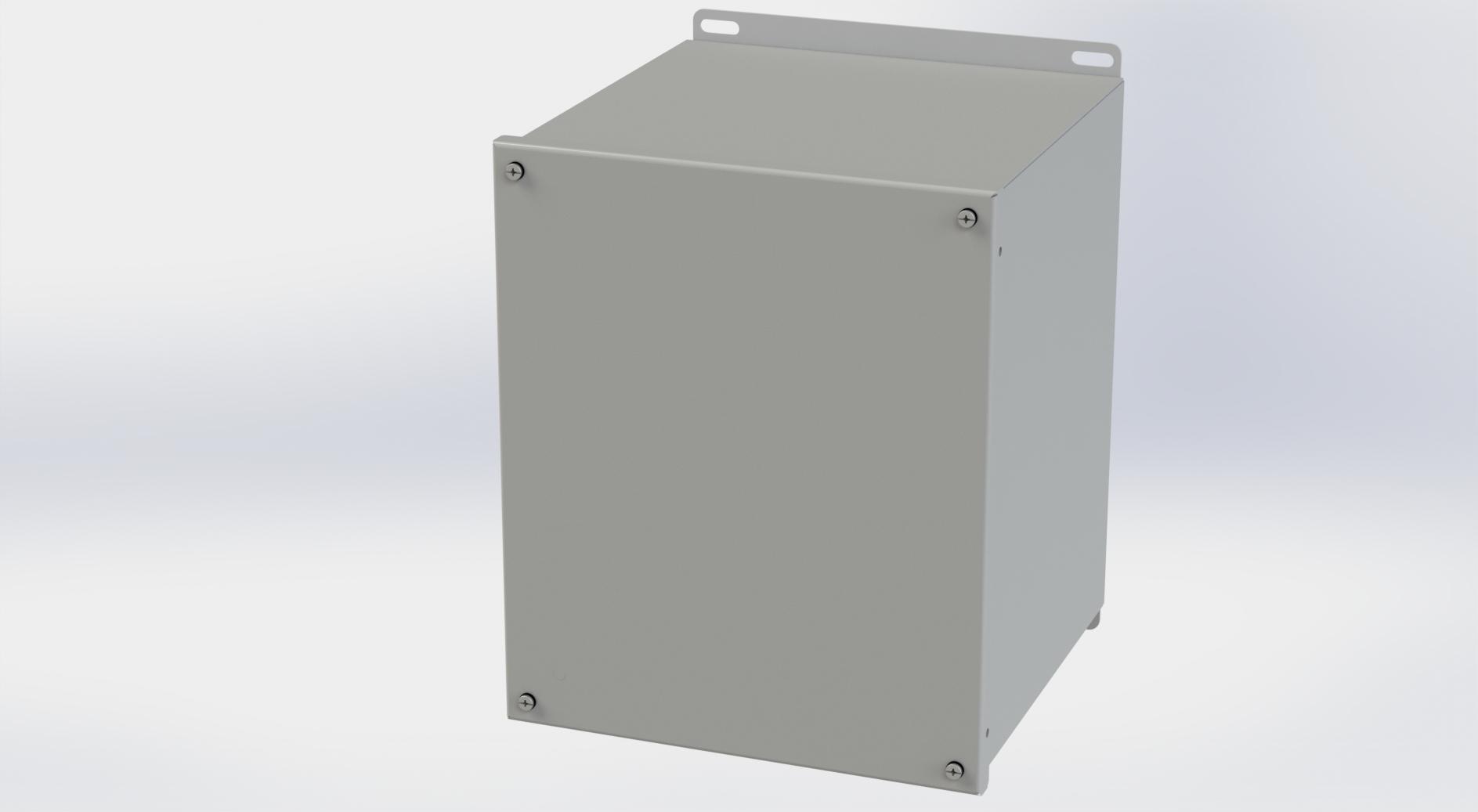 Saginaw Control SCE-121010SC SC Enclosure, Height:12.13", Width:10.00", Depth:10.00", ANSI-61 gray powder coating inside and out.  Optional sub-panels are powder coated white.