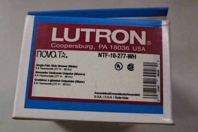 NTF-10-277-WH Part Image. Manufactured by Lutron.