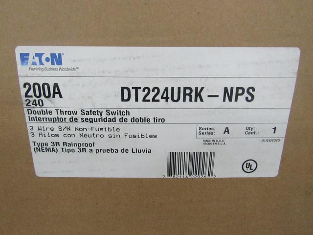 DT224URK-NPS Part Image. Manufactured by Eaton.