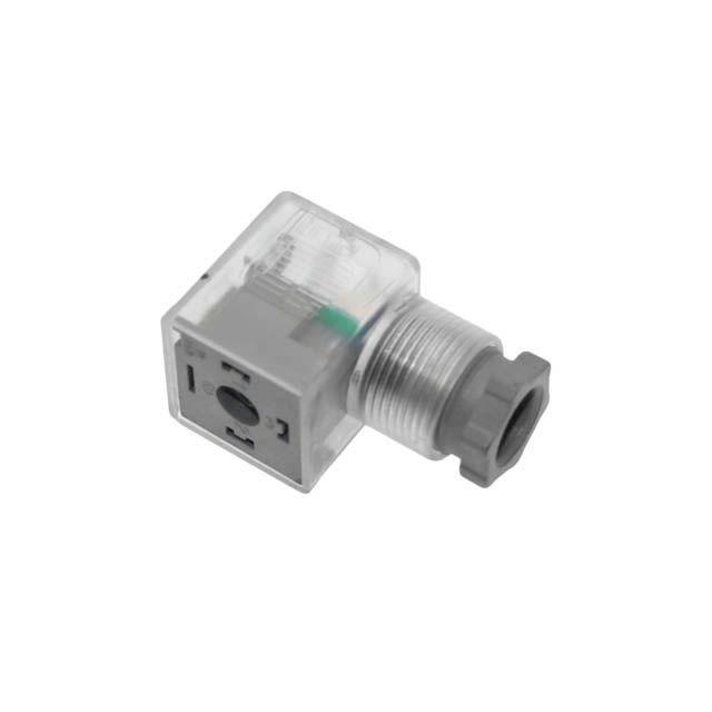 Mencom VAJ-021-00 Solenoid Valve Connectors, Field Wireable, 3 Pole, Form A 18mm, 120V, 10A, LED w/MOV, PG11 opening