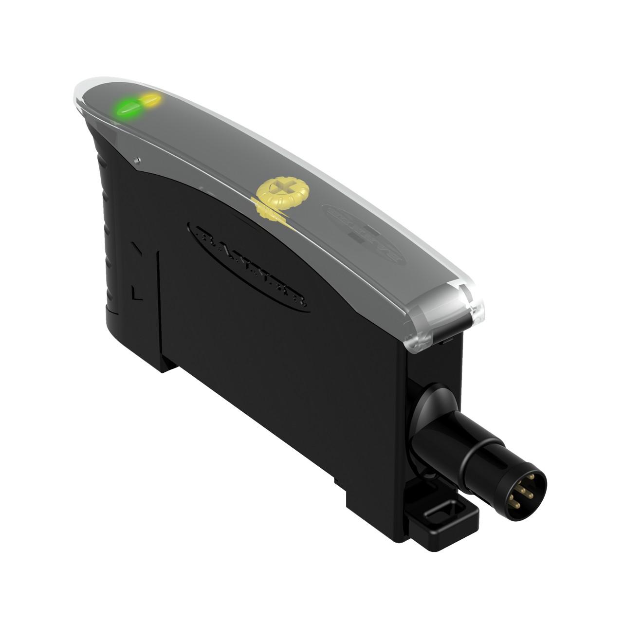 Banner D10AFPQ D10AFPQ  Sensor for use with Plastic Fiber Optics, Range:  Depends on Fiber; Input 10 -30V dc;, Output:  Bipolar  4-pin Pico style QD