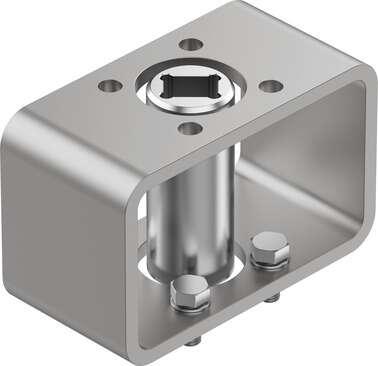 Festo 8085017 mounting kit DARQ-K-Z-F03S9-F03S9-R13 Based on the standard: (* EN 15081, * ISO 5211), Container size: 1, Design structure: (* Dual flat and male square, * Mounting kit), Corrosion resistance classification CRC: 2 - Moderate corrosion stress, Product weig