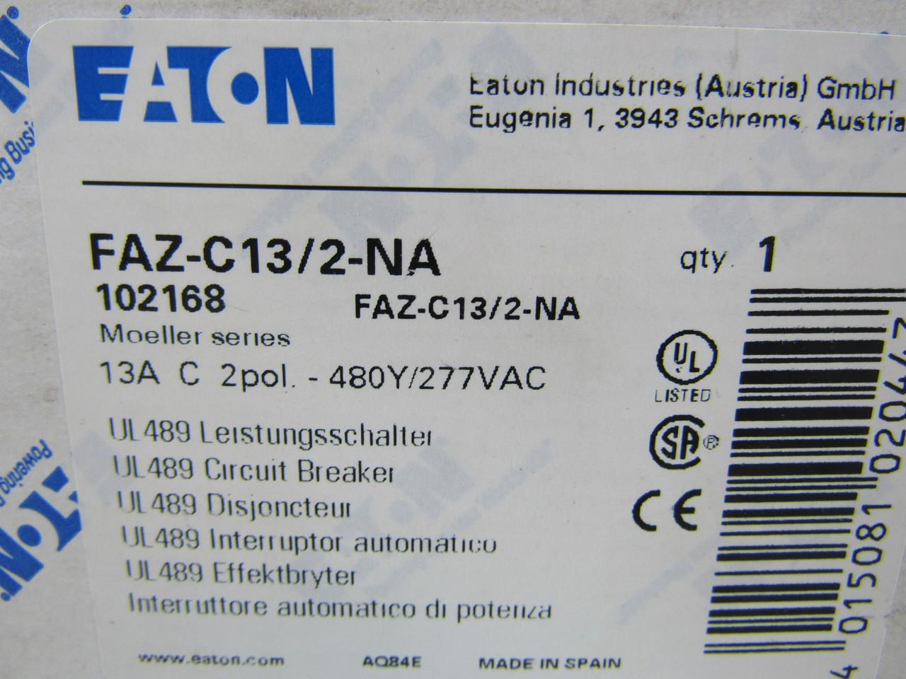 Eaton FAZ-C13/2-NA Eaton - FAZ-C13/2-NA