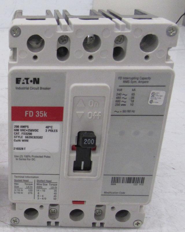 FD3200 Part Image. Manufactured by Eaton.