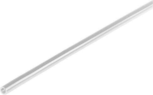 Festo 197061 plastic tubing PFAN-4X0,75-NT Approved for use in food processing, for temperatures to 150° C Outside diameter: 4 mm, Bending radius relevant for flow rate: 37 mm, Inside diameter: 2,9 mm, Min. bending radius: 11 mm, Temperature dependent operating pressu