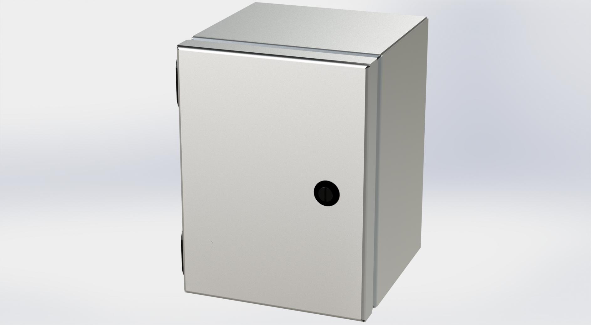 Saginaw Control SCE-8066ELJSS6 S.S. ELJ Enclosure, Height:8.00", Width:6.00", Depth:6.00", #4 brushed finish on all exterior surfaces. Optional sub-panels are powder coated white.